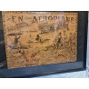 Cromolito Aviazione Gioco Vintage