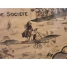 Cromolito Aviazione Gioco Vintage