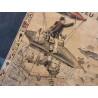 Cromolito Aviazione Gioco Vintage