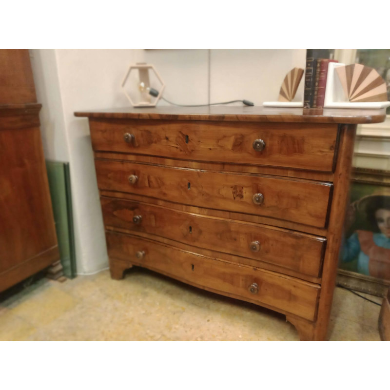 Cassettone piemontese in noce '700