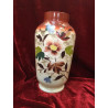 Vaso vetro opalino decorato