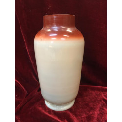 Vaso vetro opalino decorato