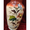 Vaso vetro opalino decorato