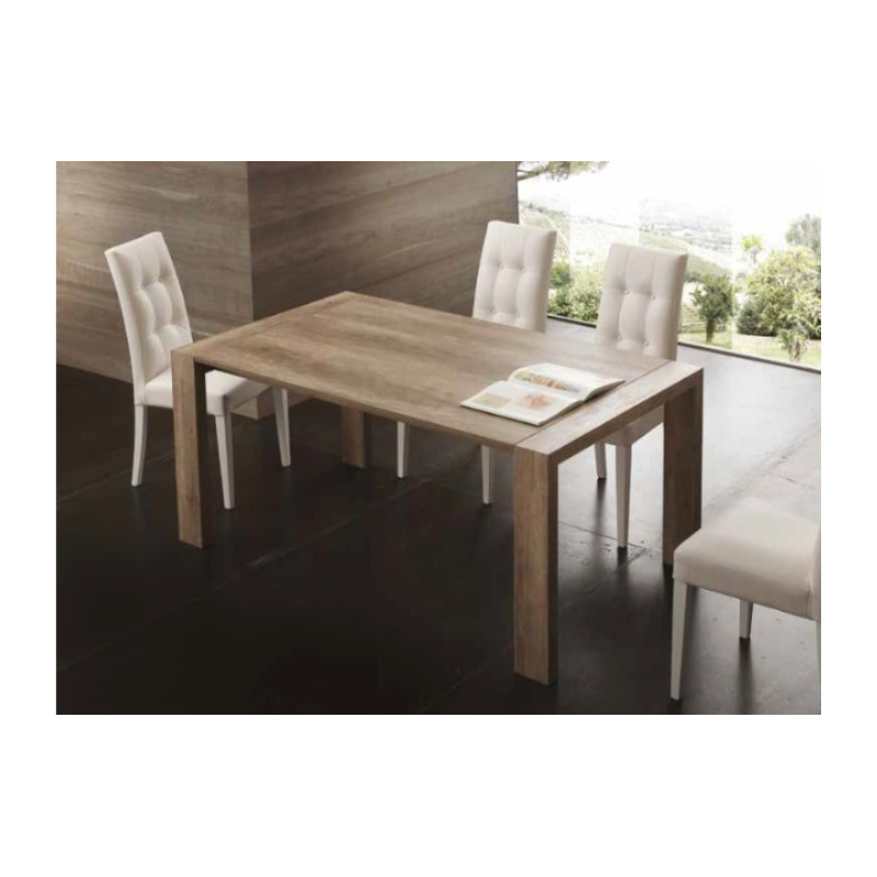 Tavolo da pranzo allungabile rovere