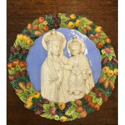 Placca Madonna incoronata...