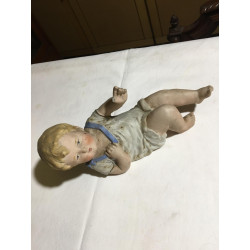 Coppia bambini in ceramica