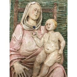 Placca Madonna con Bambino