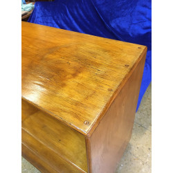 Libreria bifacciale mid-century