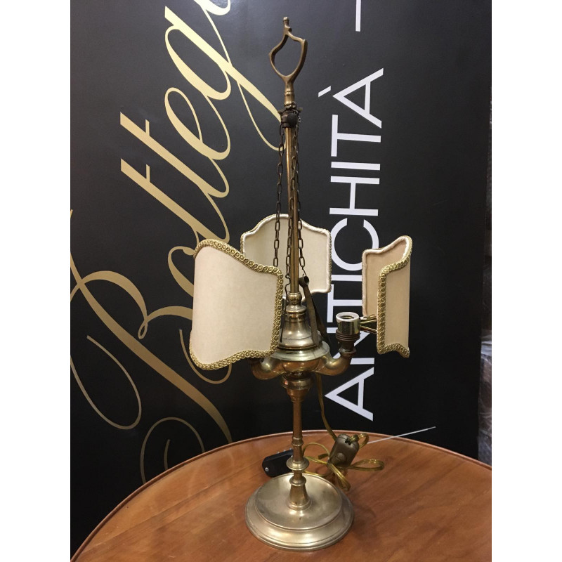 Lampada  Fiorentina in Ottone  3 luci