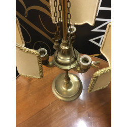 Lampada  Fiorentina in Ottone  3 luci