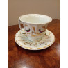 Tazza con piattino decorata GINORI