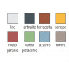 Sedia Ecologica Design Colore Terracotta